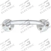 MONROE PMP Pull Handle: Unthreaded Holes, Aluminum, Silver, #8 Screw Size, 0.75 in (MPN PH-0242). Key specifications — Brand: MONROE PMP; Projection Type: Non-Recessed; Material: Aluminum; Finish: Dull; Color: Silver; Folding Type: Fixed; Mounting Type: Unthreaded Holes; Screw Size: #8.