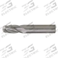 CLEVELAND Ball End Mill: Carbide, 4 Flute, 3/4" Mill Dia, 2-1/4" LOC, 5" OAL (MPN C63572)