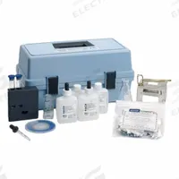 HACH Phosphate Test Kit: Organophosphonate, 0.1 to 4 mg/L PO₄/1 to 40 mg/L PO₄, 100 Tests, 12 Pieces (MPN 224902). Key specifications — Includes: Comparator Box; Range: 1 to 40 mg/L PO₄; Sensitivity: 0.1 mg/L PO₄; Test Parameters: Organophosphonate.