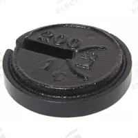 RICE LAKE WEIGHING SYSTEMS Calibration Weight: 1 lb Nominal Mass, Slotted Calibration Wt, 7, 1lb (MPN 10168). Key specifications — Brand: RICE LAKE WEIGHING SYSTEMS; Calibration Weight Material: Cast Iron.