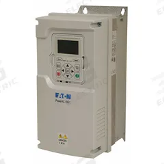 EATON Variable Frequency Drive: In Phase Three, Out Phase Three, 1 1/2 hp, IP21, No Bypass, White (MPN DG1-326D6FB-C21C). Key specifications — Style: Industrial High Performance; Color: White; Output Phase: Three.