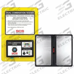 SCS Dual Combination Tester: NIST, 750 kiloohm – 10 megaohm, 750 kiloohm – 35 megaohm, 770758. Key specifications — attr1049950: Power Adapter 12 VDC; attr1049963: SCS.