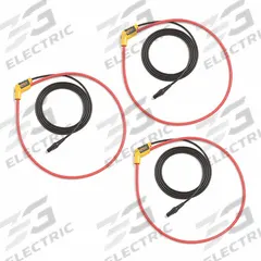 FLUKE Flexible Current Probe: CAT III 1000V/CAT IV 600V, Binder, 36 in Jaw Opening, AC Current, Flex (MPN I17XX-FLEX6K3P/WWG). Key specifications — Connector Type: Binder; Safety Rating: CAT III 1000V; Brand: FLUKE.