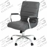 FLASH FURNITURE Office Chair: Whitney, Faux Leather Material, 19 1/2 in Back Ht, 19 in Seat Wd (MPN GO-2286M-GR-GG). Key specifications — attr995518: Whitney; attr982877: Gray; attr982913: Yes; attr982865: Black; attr982870: FLASH FURNITURE; attr982901: Gray.