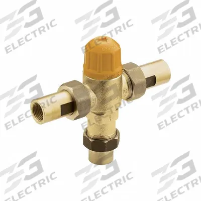 MOEN Thermostatic Mixing Valve: 1/2 in Inlet Connection Size, 1/2 in Outlet Connection Size - Point-of-Use Mixing Valves