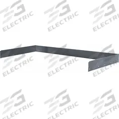 HALLOWELL Back Stop: 72 in Overall Wd, 30 in Overall Dp, Steel, Black, Black (MPN HWB-BES-7230ME). Key specifications — Material: Steel.