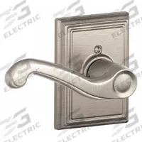 SCHLAGE Door Lockset: Dummy Lever Locksets, Nickel, ADA Compliant (MPN F170 FLA 619 ADD LH). Key specifications — Ligature Resistance: Not Ligature-Resistant; Brand: SCHLAGE; Visual Indicator Message: No Message; Lockset Style: Flair; ADA Compliant: Yes; Finish: Satin Nickel-Plated, Clear Coated : Brass.