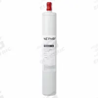 NEPHROS Quick-Connect Water Filter: 2 gpm, 55,000 gal, 17 in Overall Ht, 3 in Overall Dia (MPN 70-35550-C60). Key specifications — Filter Media: Treated Polymer Beads; Reduces: Scale; Brand: NEPHROS.