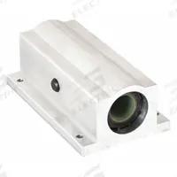 THOMSON Linear Pillow Block Bearing: Twin, Self-Aligning, 1 1/4 in Inside Dia, TEP 950, 0.22 in (MPN FNYBUTWN20ALLS). Key specifications — Liner: TEP 950; Material: Aluminum.