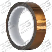 TAPECASE Film Tape: 1 in Wd, 36 yd Lg, 2.5 mil Thick, Polyimide Film, Acrylic, Brown (MPN 15C632). Key specifications — Series: BA.
