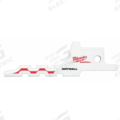 MILWAUKEE Reciprocating Saw Blade: 3 Teeth per Inch, 2 1/2 in Blade Lg, 0.04 in Blade Thick - Drywall & Plaster-Cutting Blades