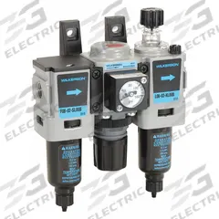 WILKERSON Filter/Regulator/Lubricator: 1/4 in NPT, 27 cfm, 250 psi Max Op Pressure, 5 micron (MPN C08-02-FLG0B). Key specifications — attr109588: C08; attr109524: WILKERSON.