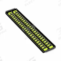 ERNST MANUFACTURING Socket Organizer: Yellow, 3 5/8 in Overall Wd, 44 Posts/Slots, Sockets (MPN 8461HV). Key specifications — attr1125333: (44) Socket Clips; attr1125346: ERNST MANUFACTURING; attr1125347: Yellow; attr1136588: Sockets; attr1125364: Socket Bit Tray.
