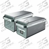 YOSHINO Portable Power Station: 4,000 W Rated Watt, 6,000 W Surge Watt, 2,611 Wh Capacity (MPN B4000 SST). Key specifications — Parallel Configuration Capable: No; Includes: 9.8 ft/3 m Cigarette Car Charging Cable; Includes Wireless Charging: Yes.