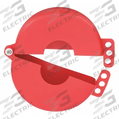 ZING Gate Valve Lockout: Hinged, For 5 in Max Hand Wheel Dia, For 2 1/2 in Min Hand Wheel Dia - Hinged Gate Valve Lockouts