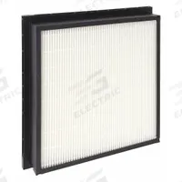 GRAINGER Minipleat Air Filter: 20 in x 20 in x 4 in, Synthetic, Plastic, Single Header, MERV 14 (MPN 2GFF6). Key specifications — Brand: GRAINGER; Frame or Header Material: Plastic; Media Material: Synthetic.