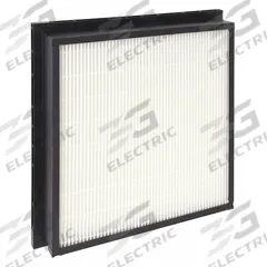 GRAINGER Minipleat Air Filter: 20 in x 20 in x 4 in, Synthetic, Plastic, Single Header, MERV 14 (MPN 2GFF6). Key specifications — Brand: GRAINGER; Frame or Header Material: Plastic; Media Material: Synthetic.