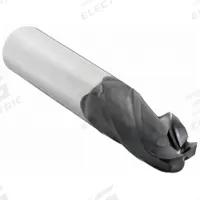 OSG Ball End Mill: Carbide, TiAlN Coated, 4 Flute, 13/32" Mill Dia, 1" LOC, 2-3/4" OAL (MPN 404-4062-BN11)