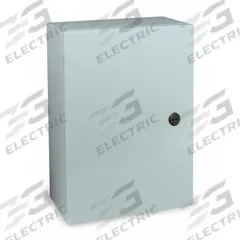 WIEGMANN Enclosure: Steel, 30 in x 24 in x 12 in, NEMA 12/13/3R/4, Solid Cover, Hinged (MPN N412302412C). Key specifications — Closure Method: 1/4-Turn Latch; Brand: WIEGMANN; Knockouts: Not Included.