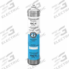 HOSHIZAKI Quick-Connect Water Filter: 0.5 micron, 1.7 gpm, 14 1/2 in Overall Ht (MPN H9655-11). Key specifications — Product Type: Quick-Connect Water Filter; Filter Media: Carbon; Brand: HOSHIZAKI; Reduces: Dirt.