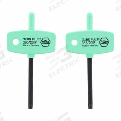 WIHA Torx and Torx Plus Keys: 2 Tips, Torx Plus, IP20 Tip Size - Rapid-Twist Torx & Torx Plus Keys