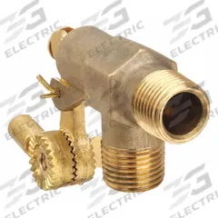 BOB Float Valve: For Water Media, Angle Valve Body, Float Valve Body, Horizontal Piping, Brass, MNPT (MPN R400-3/8-LF). Key specifications — Mounting: Horizontal Piping; Arm Adjustability: Adjustable; Connection Gender - Side 1: Male; Connection Gender - Side 2: Male; Brand: BOB; Connection Type - Side 1: NPT; Connection Type - Side 2: NPT; Flow Rate: 13 gpm @ 85 psi.