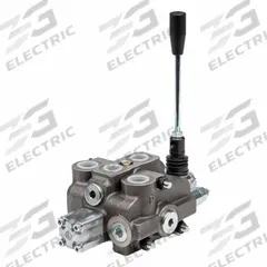 HYDRO CUSTOM Hydraulic Directional Control Valve: Four-Way / Three Positions, 13 gpm Flow Rate - Max (MPN 228312). Key specifications — Actuation Mechanism: Manual; Port Connections: Inlet; Spool Action: Spring Center To Neutral; Work Connection Size: #8; Work Connection Type: SAE O-Ring Boss; Brand: HYDRO CUSTOM; Pressure Connection Size: #10.