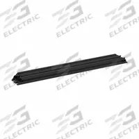 Tube Framing System Profiles: T-Slot Support, 10 Series, 24 in x 2 in x 1 in, Black, Anodized (MPN 2584-BLACK). Key specifications — Brand: 80/20; Finish: Anodized.