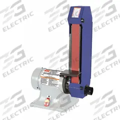 DAYTON Belt Grinder: For Metal/Plastic/Wood, 120 V/240 V, Single-Phase, 0.8 hp, 2 in Belt Wd (MPN 2RYN7). Key specifications — attr652810: 240 V; attr652799: Belt Grinder; attr663749: Plastic; attr652794: Single-Phase; attr663750: Benchtop; attr652768: DAYTON.