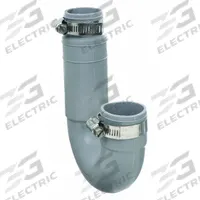FERNCO Flexible P-Trap: PVC, For 1 1/4 in Pipe, Copper/Iron/PVC, 4 61/64 in Overall Lg (MPN FT-150). Key specifications — attr1286800: Above Ground; attr1281541: Copper; attr1253455: FERNCO; attr1253479: Stainless Steel; attr1253488: PVC.