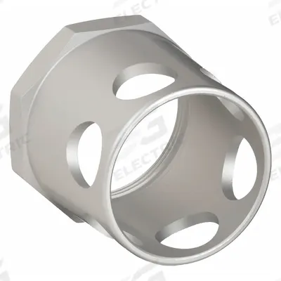 EATON Pushbutton Guard: 30 mm Panel Mounting Hole Dia, Silver - Guards for Push Buttons
