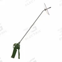 EXAIR Air Gun: Ergonomic Grip, Polyoxymethylene, 1/4 in Female NPT, 12 in Actual Extension Lg, 12 in (MPN 1810-PEEK-12-CS). Key specifications — attr1328526: Polyoxymethylene; attr1328500: Extension Pipe; attr1328508: EXAIR; attr1328515: Yes; attr1328533: Yes.