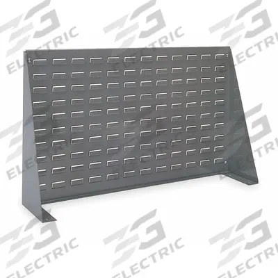 AKRO-MILS Louvered Bench Rack: 20 in x 36 in x 8 in, 1 Sides, 0 Bins - Benchtop Louvered Racks Without Bins