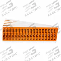 BRADY Conduit & Voltage Signs & Labels: 2 1/4 in Label Wd, 1/2 in Label Ht, 440 Volts, C Label, 5 PK (MPN 152486). Key specifications — Legend: 440 Volts; Brand: BRADY; Label Style: C.