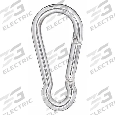 APPROVED VENDOR Carabiner: 1 Snaps, 360 lb Working Load Limit, Safety Snap, Steel - Load Rated Spring Snaps