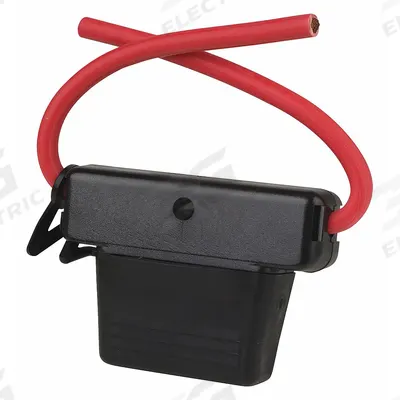 BUSSMANN In-Line Fuse Holder: Non-Rejection Block Style, 1 Pole, 32 V DC Rating - Fuse Holders for Automotive Fuses