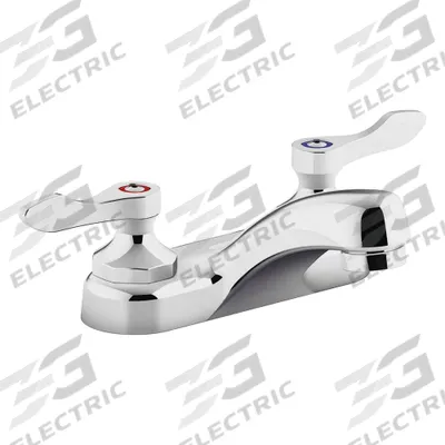 KOHLER Straight Spout Bathroom Faucet: Triton Bowe, Brass, Polished Chrome Finish - Centerset Handle Bathroom Faucets