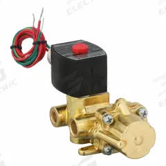 REDHAT Solenoid Valve: 4-Way, 1/4 in Pipe Size, 110V AC/120V AC, Explosion Proof/Watertight (MPN EF8344G070120/60,110/50DA). Key specifications — Pipe Size: 1/4 in; Voltage: 110V AC; Brand: REDHAT; Coil Enclosure: Explosion Proof.