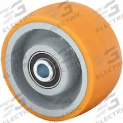 APPROVED VENDOR Caster Wheel: 6 in Wheel Dia., 3 in Wheel Wd, Polyurethane, 2,000 lb Load Rating (MPN CDP-G-22). Key specifications — Brand: APPROVED VENDOR; Wheel/Tread Color: Orange.