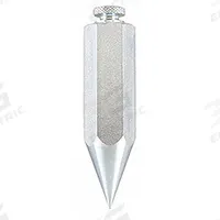 JOHNSON LEVEL Plumb Bob: Steel, 8 oz Wt, Inch Measurements, Hex Shape, Nickel Plated Finish (MPN 08). Key specifications — attr938410: Nickel Plated; attr938413: Removable Cap; attr938419: Steel; attr934743: JOHNSON LEVEL; attr984391: Inch.