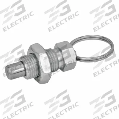 JW WINCO Indexing Plungers with Pull Ring: Steel Body w/ SS Plunger - Nonlocking Pull-Ring Retractable Spring Plungers with Jam Nut