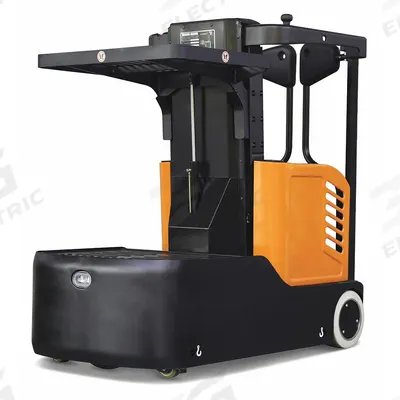 BIG JOE Mobile Personnel Lift: Battery, Drivable, 9.8 ft Elevated Platform Ht - Push-Around Stock Pickers