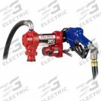 FILL-RITE Electric Drum Pump: 12 V DC, 1/4 hp HP, 20 gpm Max. Flow Rate, Pump with Hose & Nozzle (MPN FR4210HARC). Key specifications — Brand: FILL-RITE; Meter: Not Included.
