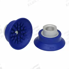 SCHMALZ Vacuum Pad Assembly: Flat, G3/8 in, 56 mm Pad Dia, NBR, Blue, 60 A, 28 mm Pad Ht, SAF (MPN 10.01.01.10510). Key specifications — attr1019101: 10.01.01.10510; attr1019103: SCHMALZ; attr1019107: 60 A.