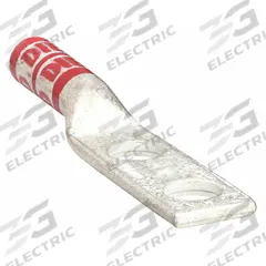 Compression Lug: For 8 AWG, Stranded Wire, 1/4 in Stud Size, Long, Copper Barrel (MPN 24C376). Key specifications — Inspection Hole: No; For Wire Type: Stranded; For Wire Sizes: 8 AWG; Brand: APPROVED VENDOR; Manufacturer Part Number: 24C376.