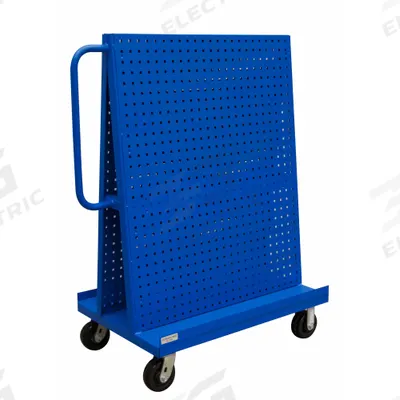 APPROVED VENDOR A-Frame Pegboard Truck Kit: Square, 3/8 in Peg Holes - A-Frame Mobile Pegboard Rack Kits