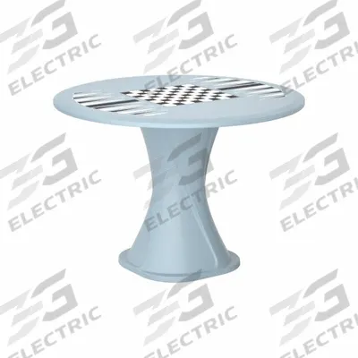 CORTECH Table: 29 in Overall Ht, 42 in Overall Dia, Game Top Included, Ballast Accepted - Cascade Base Tables