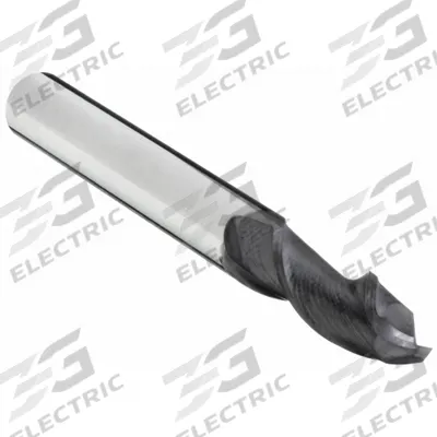 OSG Ball End Mill: Carbide, TiAlN Coated, 2 Flute, 3/8" Mill Dia, 1" LOC - Carbide Ball End Mills for Stainless Steel & Super Alloys