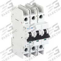 EATON IEC Miniature Circuit Breaker: 5 A Amps, 48/96V DC, 10kA at 277/480V AC, Screw Clamp, C (MPN FAZ-C5/3-NA). Key specifications — DC Voltage Rating: 48/96V DC; Max. AIR Rating: 10kA at 277/480V AC; Terminal Connection: Screw Clamp; Brand: EATON.