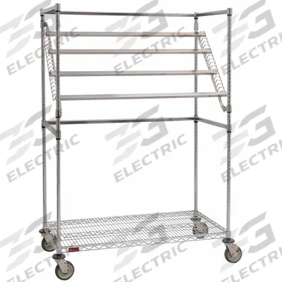 APPROVED VENDOR Specialized Medical Supply Cart: Steel, (2) Swivel/(2) Swivel with Brake - Specialized Medical Supply Carts